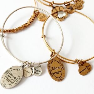 Alex + Ani 4 bracelet lot